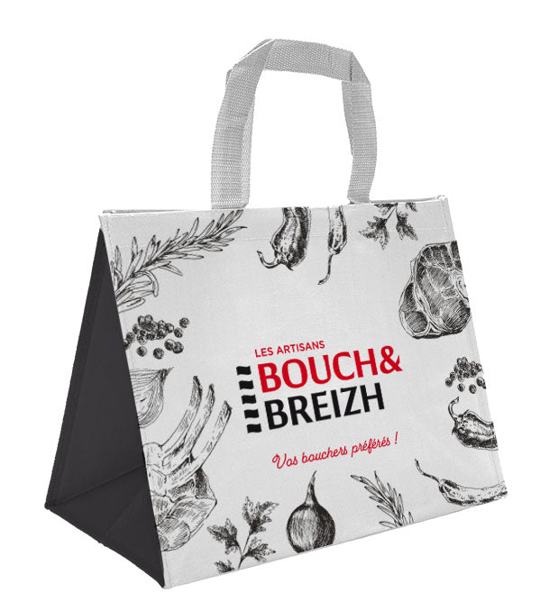 SACS POLYPRO TISSE 36X20X27 PERSO BOUCH&BZH - GRANDE SERIE