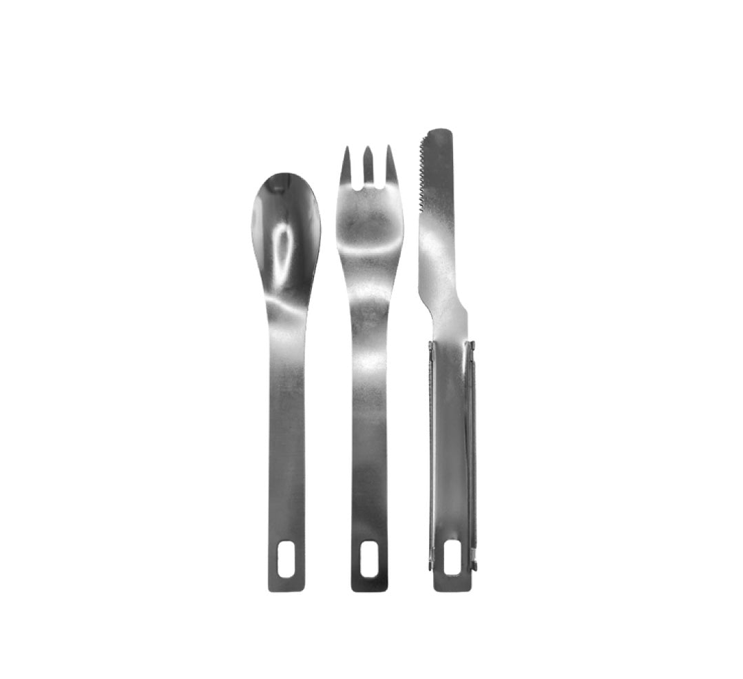 KIT COUVERTS INOX EMBOITABLE (3 PIECES)