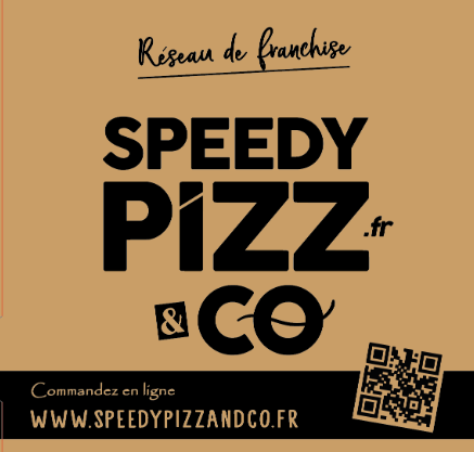 BOITES PIZZA 50X50X4 PERSO SPEEDY PIZZ & CO