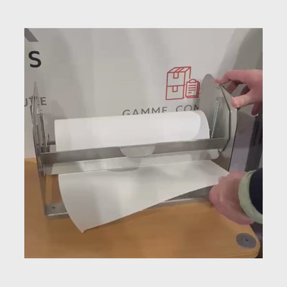 DEVIDOIR INOX POUR PAPIER ROULEAUX DE 35CM